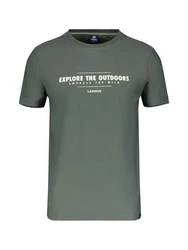 LERROS T-Shirt Dunkelgrün/Khaki/Grün