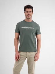 LERROS T-Shirt Dunkelgrün/Khaki/Grün
