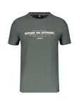 LERROS T-Shirt Dunkelgrün/Khaki/Grün