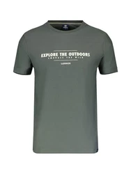 LERROS T-Shirt Dunkelgrün/Khaki/Grün
