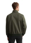 Marc O'Polo Outdoorjacke Micro-Canvas Dunkelgrün/Khaki