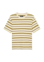 Marc O'Polo T-Shirt Regular Fit Beige/Grün/Gelb