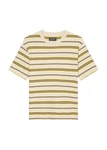 Marc O'Polo T-Shirt Regular Fit Beige/Grün/Gelb
