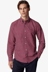 Next Langarmhemd Oxfordhemd Rot/Dunkelrot/Bordeaux