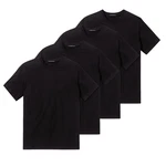 Schiesser Unterhemd American Essentials Schwarz/Dunkelblau
