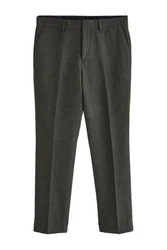 Next Slim Fit Donegal Anzughose Khaki/Dunkelgrün/Dunkelgrau