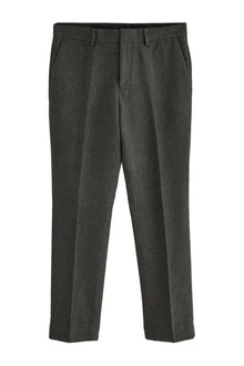 Next Slim Fit Donegal Anzughose Khaki/Dunkelgrün/Dunkelgrau