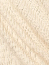 Nils Sundstrm Strickpullover Gelb/Weiß/Creme/Khaki/Beige