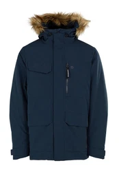 Fundango Winterjacke Venture Parka mit Kapuze Hellblau/Dunkelblau/Blau