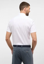 Eterna Kurzarmhemd SLIM FIT NON IRON Weiß/Creme