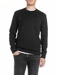 Replay Longsleeve T-Shirt schwarz