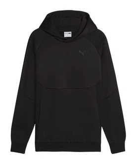 PUMA Sweatshirt Tech Fleece Hoody Schwarz/Grau