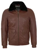 Braune Fliegerjacken Leder image