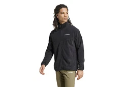ADIDAS TERREX Funktionsfleecejacke schwarz/wei