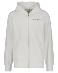 Gant Sweatjacke mit Kapuze Grau/Hellgrau/Beige
