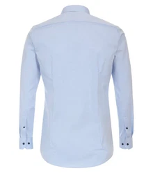 VENTI Businesshemd Hellblau/Grau/Blau