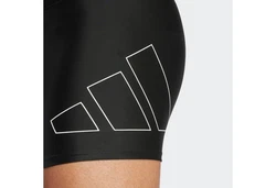 ADIDAS PERFORMANCE Badehose Big Bars Schwarz/Braun