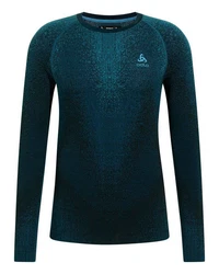 Odlo Funktionsunterhemd Herren Base Layer BLACKCOMB Türkis/Grün/Dunkelgrün