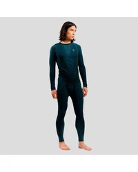 Odlo Funktionsunterhemd Herren Base Layer BLACKCOMB Türkis/Grün/Dunkelgrün