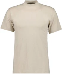 RAGMAN Stehkragenshirt Khaki/Braun