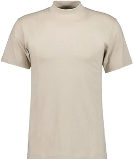 RAGMAN Stehkragenshirt Khaki/Braun