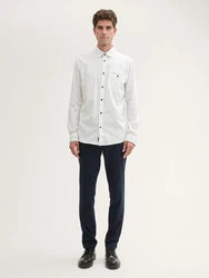 TOM TAILOR Chinohose Travis Slim Weiß/Hellblau/Blau/Dunkelblau/Creme