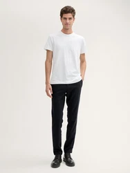TOM TAILOR Chinohose Travis Slim Schwarz/Dunkelblau