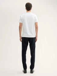 TOM TAILOR Chinohose Travis Slim Schwarz/Dunkelblau