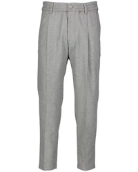 Drykorn Bundfaltenhose CHASY Regular Fit Grau/Hellgrau