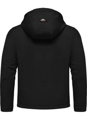 Amaci&Sons Softshelljacke Greeley Schwarz/Rot/Grau