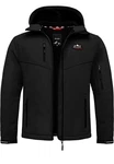 Amaci&Sons Softshelljacke Greeley Schwarz/Rot/Grau