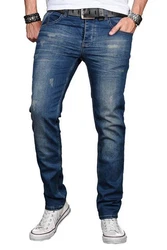 Alessandro Salvarini Jeans ASLuca Dunkelblau/Blau/Hellblau