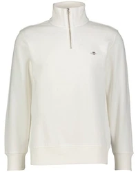 Gant Sweatshirt REGULAR SHIELD HALF ZIP SWEAT Creme/Weiß/Khaki