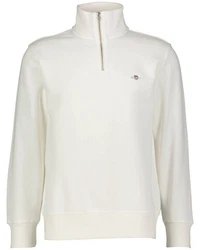 Gant Sweatshirt REGULAR SHIELD HALF ZIP SWEAT Creme/Weiß/Khaki
