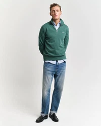 Gant Sweatshirt REGULAR SHIELD HALF ZIP SWEAT Grün/Türkis