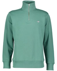 Gant Sweatshirt REGULAR SHIELD HALF ZIP SWEAT Grün/Türkis