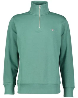 Gant Sweatshirt REGULAR SHIELD HALF ZIP SWEAT Grün/Türkis Gant Sweatshirt REGULAR SHIELD HALF ZIP SWEAT Grün/Türkis