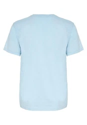 Chiemsee Print-Shirt T-Shirt mit Label-Symbol (1) Hellblau/Türkis