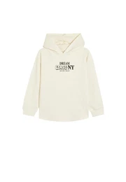 Kapuzensweatshirt Kapuzenkragen Mit Aufdruck