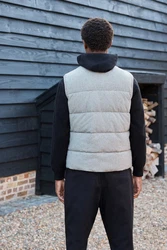 Next Steppweste Donegal-Puffer-Steppweste Beige/Braun/Khaki