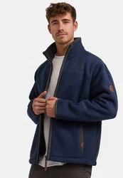 Indicode Winterjacke INEmilos Dunkelblau/Hellblau/Blau