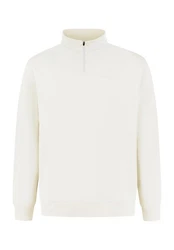 Smilodox Sweatshirt Emilio Weiß/Creme/Beige/Khaki