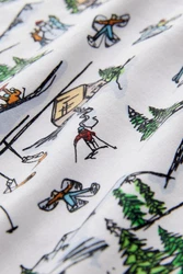 Next Poloshirt Polo-Shirt im weihnachtlichen Print Grün/Dunkelgrün/Weiß