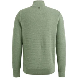 PME LEGEND Strickpullover Half Zip Collar Dunkelgrün/Grün/Hellgrün