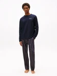 Tommy Hilfiger Underwear Schlafanzug LS WOVEN PJ SET PRINT desert sky
