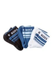 Freizeitsocken 3P QS Rib Stripe CC (Packung, 3-Paar) mit Logo