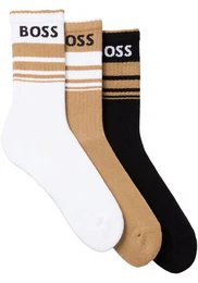 Freizeitsocken 3P QS Rib Stripe CC (Packung, 3-Paar) mit Logo