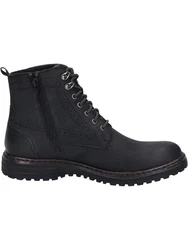 Josef Seibel Schnürstiefelette Schwarz
