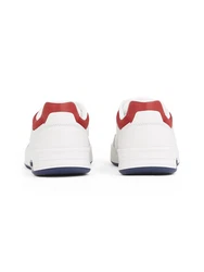 Tommy Jeans Sneaker 'ESS' TJM CUPSOLE LEATHER navy/dunkelrot/wei