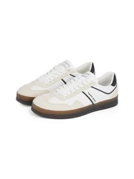 THE GREENWICH LEATHER Plateausneaker, Freizeitschuh, Halbschuh, Schnrschuh mit Kontrastbesatz